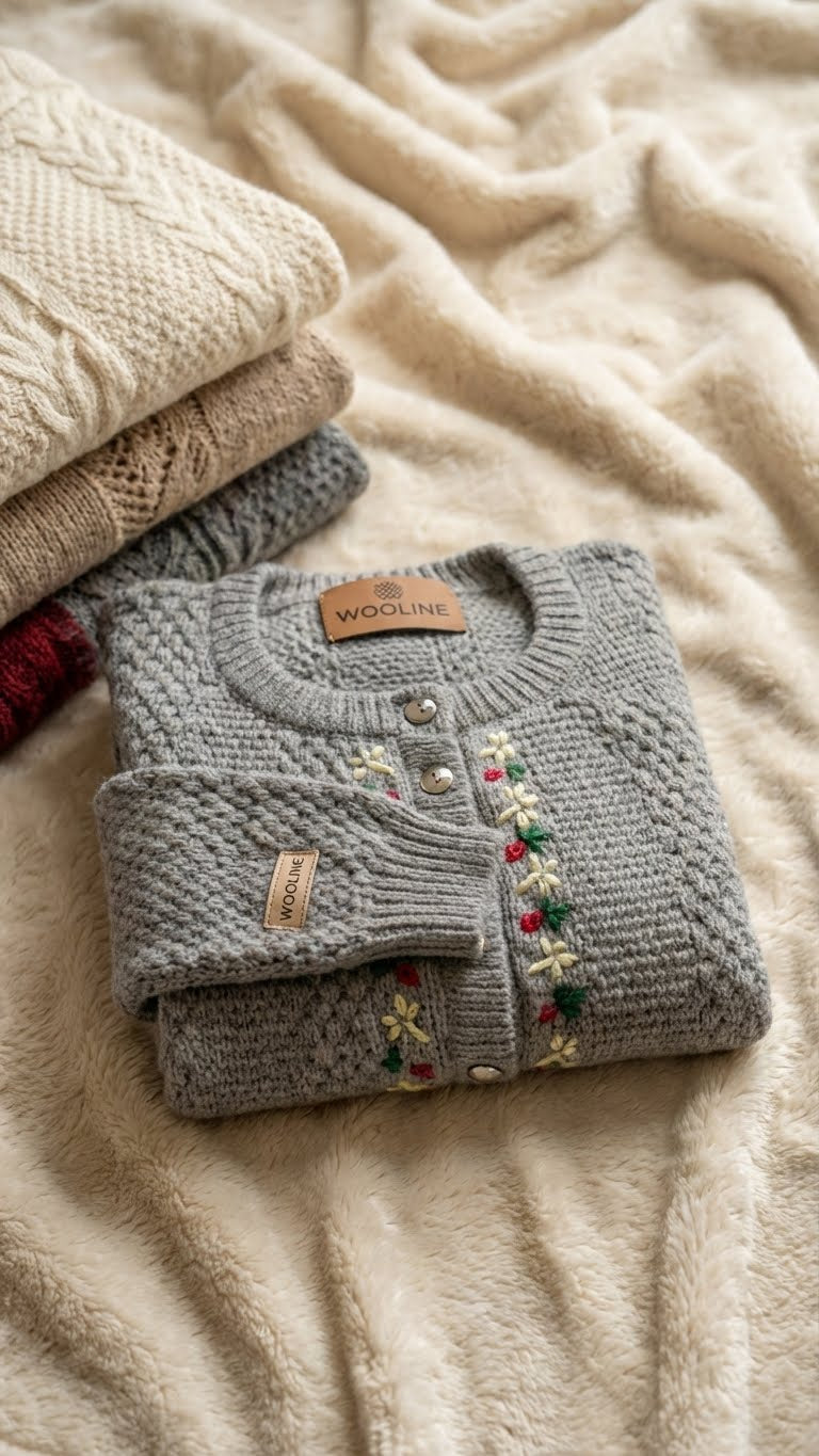 Flower Style Handknitted Koti