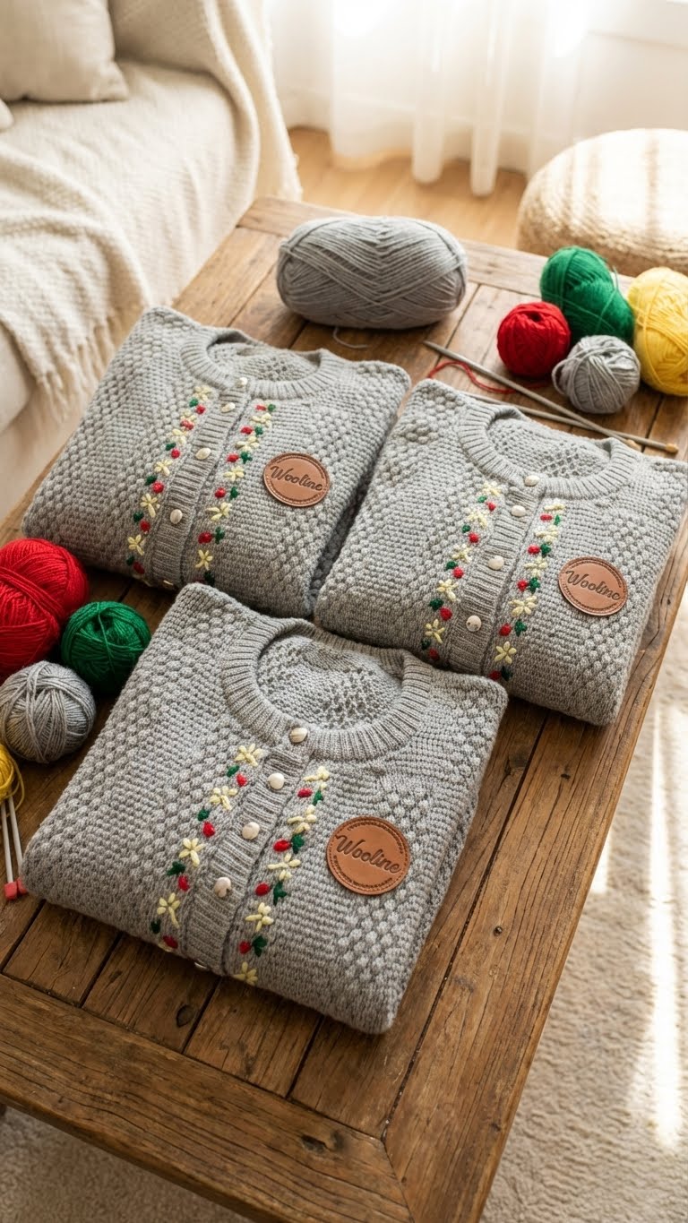 Flower Style Handknitted Koti